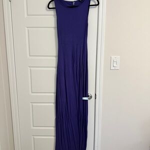 Elegant Purple Maxi Dress
